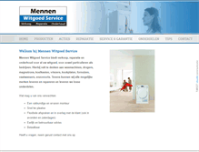 Tablet Screenshot of mennenwitgoedservice.nl